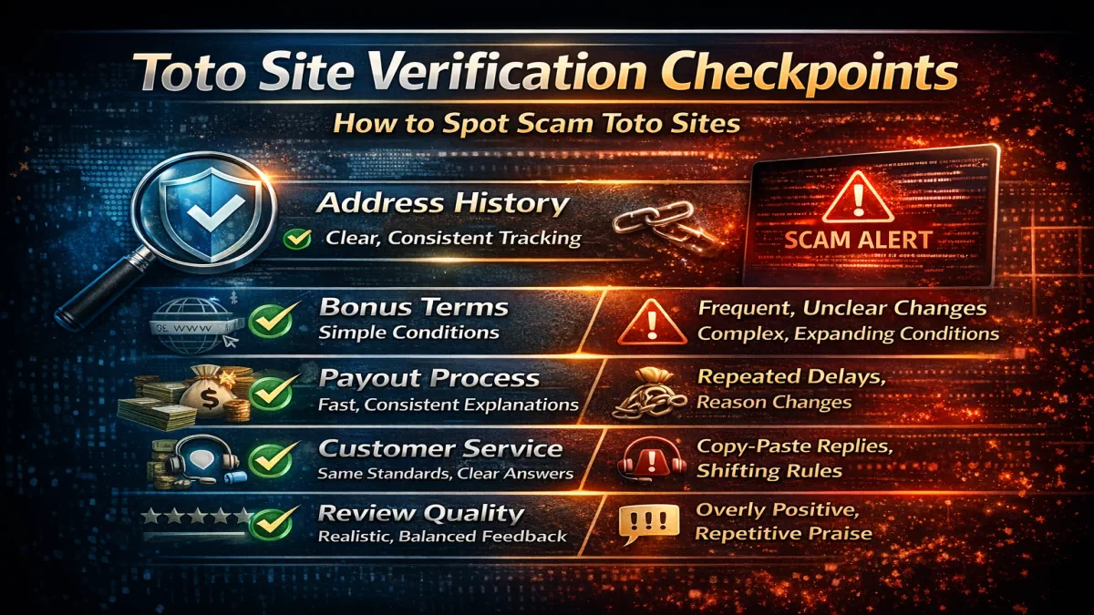 토토사이트 선택 전 먹튀검증 체크포인트와 먹튀사이트 판별 기준 이미지